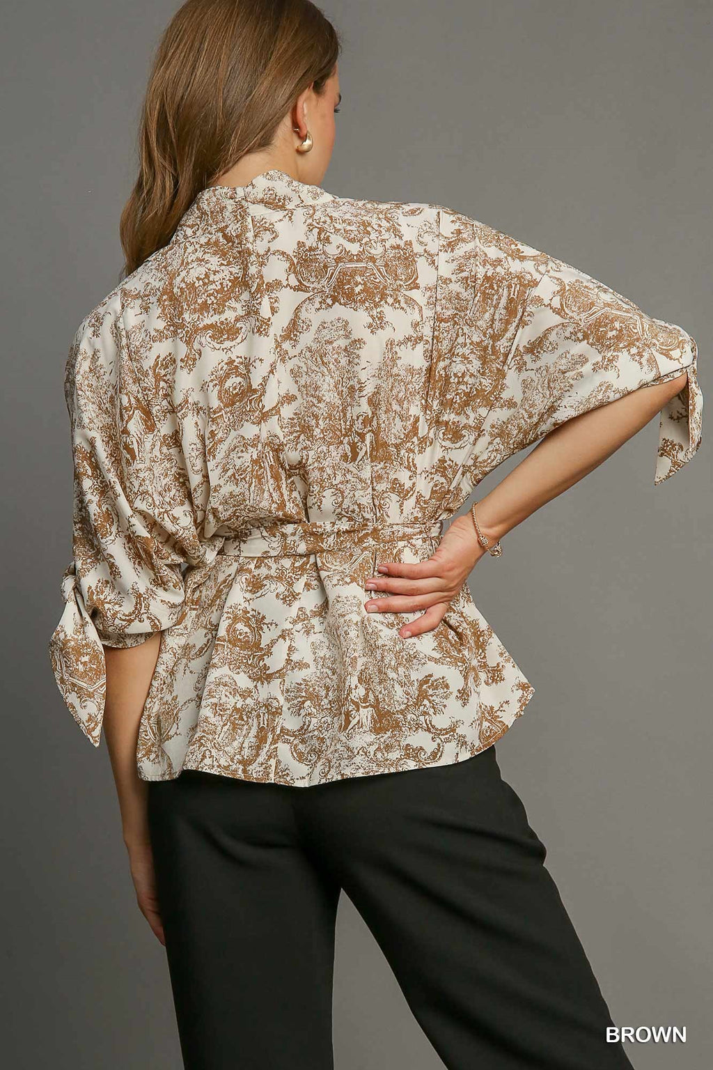 "Juliet" Peplum Blouse - The Katie Grace Boutique