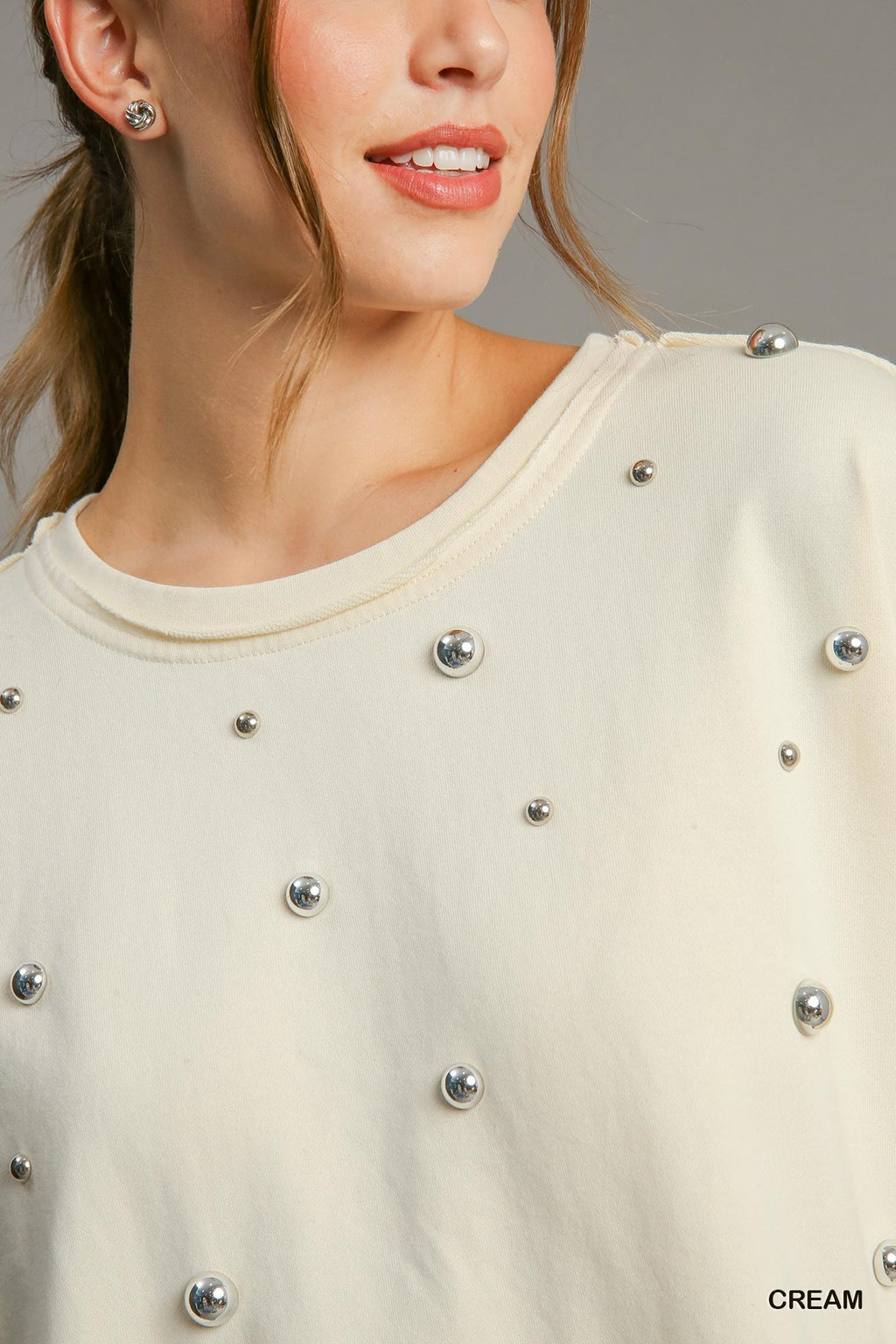 "River" Abstract Bead Top, 2 colors - The Katie Grace Boutique