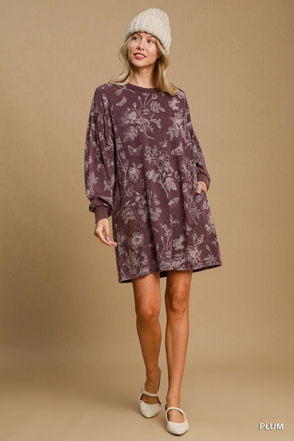 "Julie" Mineral Washed Dress - The Katie Grace Boutique