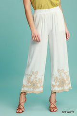 "Charmaine" Embroidered Separates, Off White - The Katie Grace Boutique