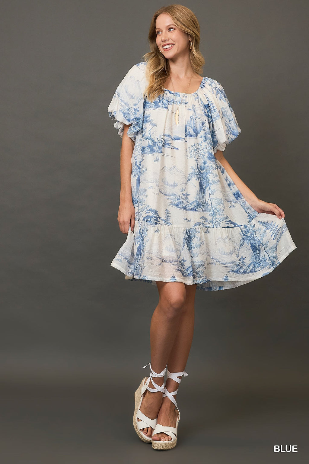 "Avery" Toile Dress - The Katie Grace Boutique