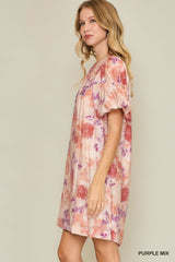 "Melanie" Floral Dress - The Katie Grace Boutique