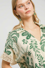 "Ellie" Matching Separates, Green - The Katie Grace Boutique