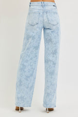 "Flora" Floral Jeans - The Katie Grace Boutique