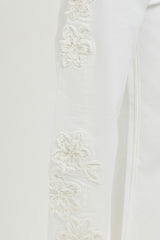 "Dana" Embroidered Jeans - The Katie Grace Boutique