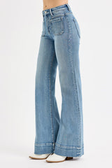 "Chelsea" High Rise Flare Jeans - The Katie Grace Boutique