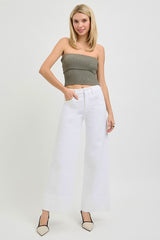 "Tessa" High Rise Ankle Pants - The Katie Grace Boutique