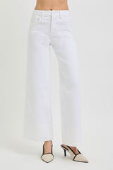 "Pinky" White Jeans - The Katie Grace Boutique