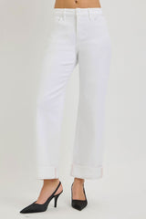 "Pinky" White Jeans - The Katie Grace Boutique
