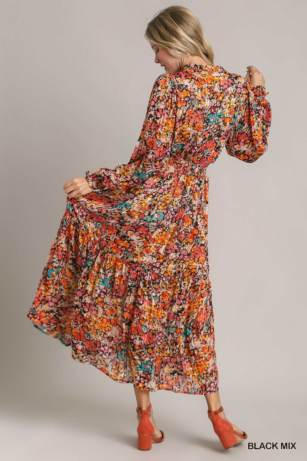 "Adelaide" Floral Dress - The Katie Grace Boutique