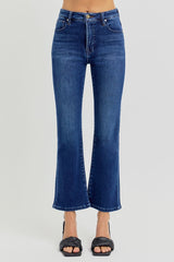 "Tania" Cropped Bootcut Jeans - The Katie Grace Boutique