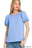 "Anna" Curly Ribbed Top, 3 colors - The Katie Grace Boutique