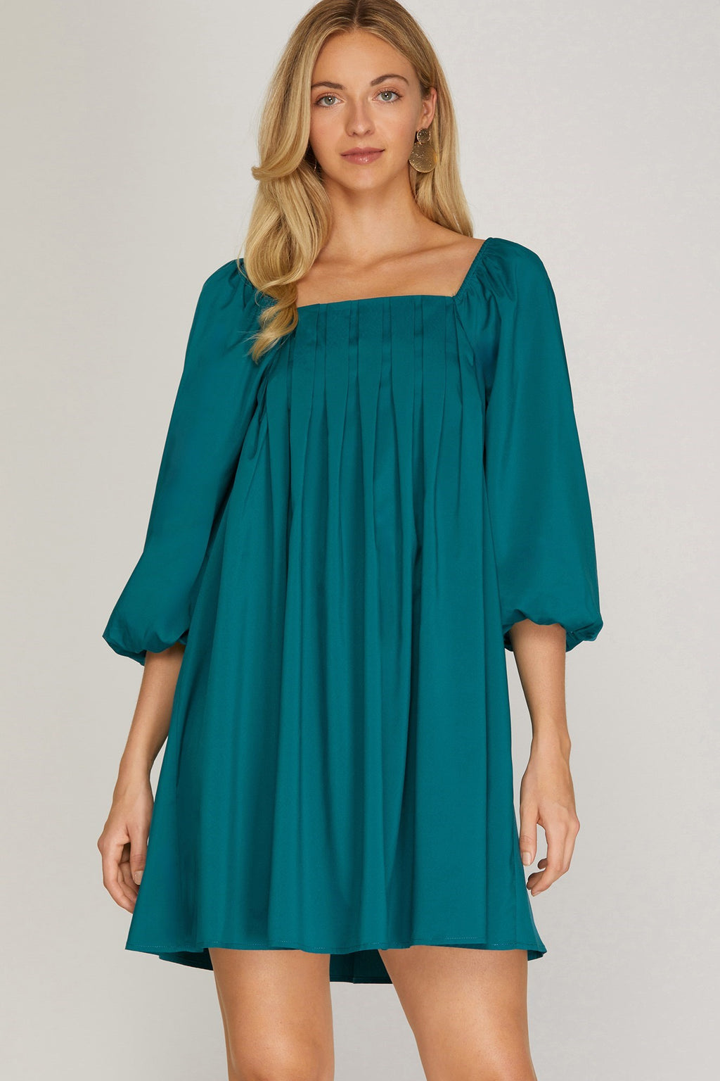 "Arella" Pleated Dress, 3 colors - The Katie Grace Boutique