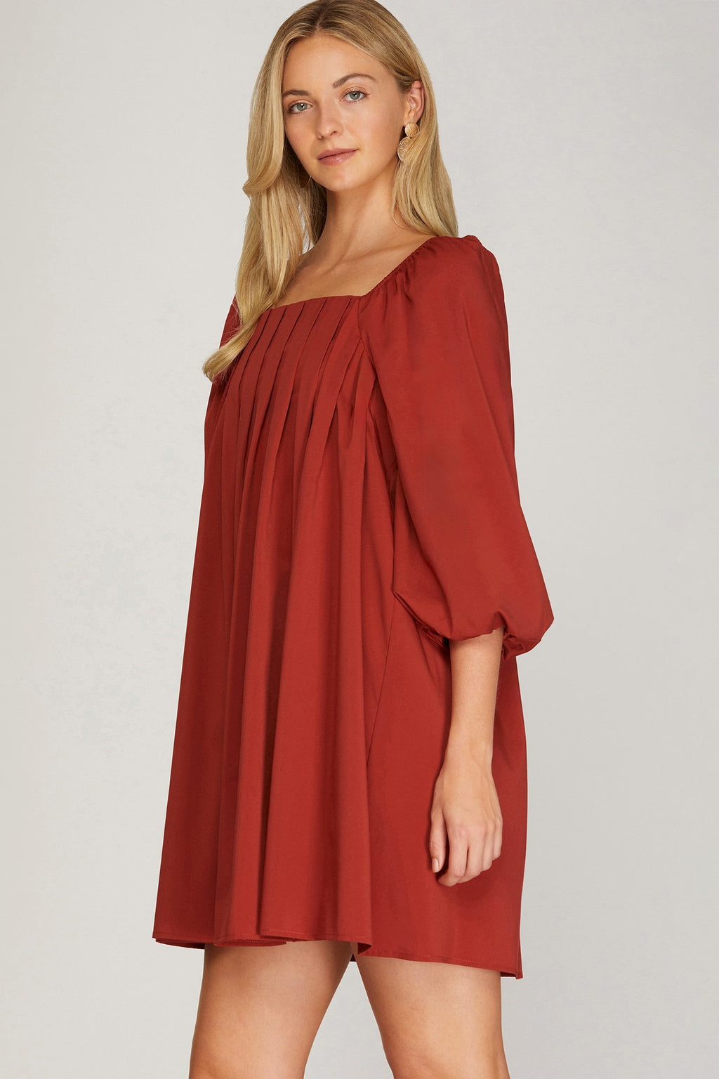 "Arella" Pleated Dress, 3 colors - The Katie Grace Boutique