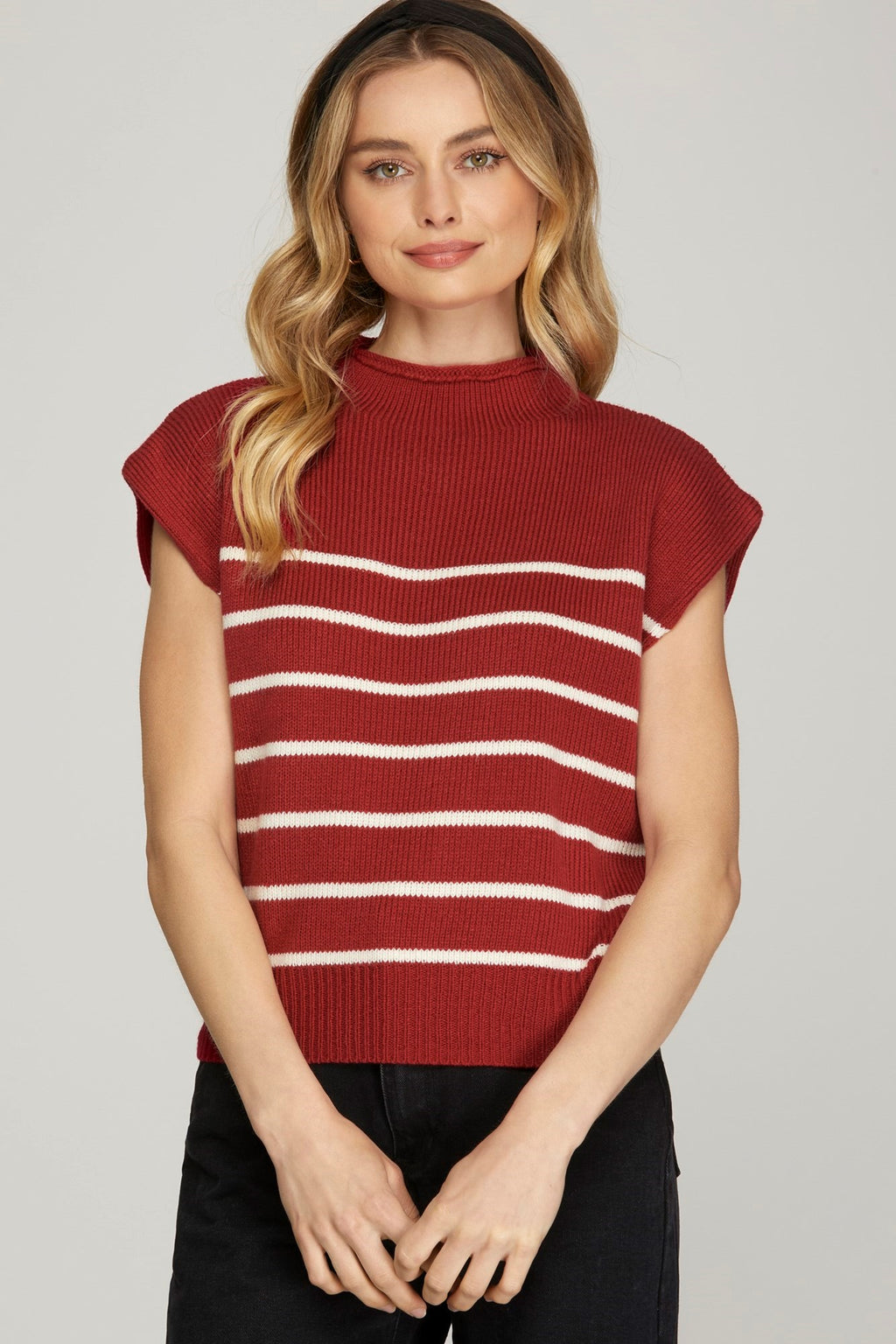 "Juliet" Cap Sleeve Sweater - The Katie Grace Boutique