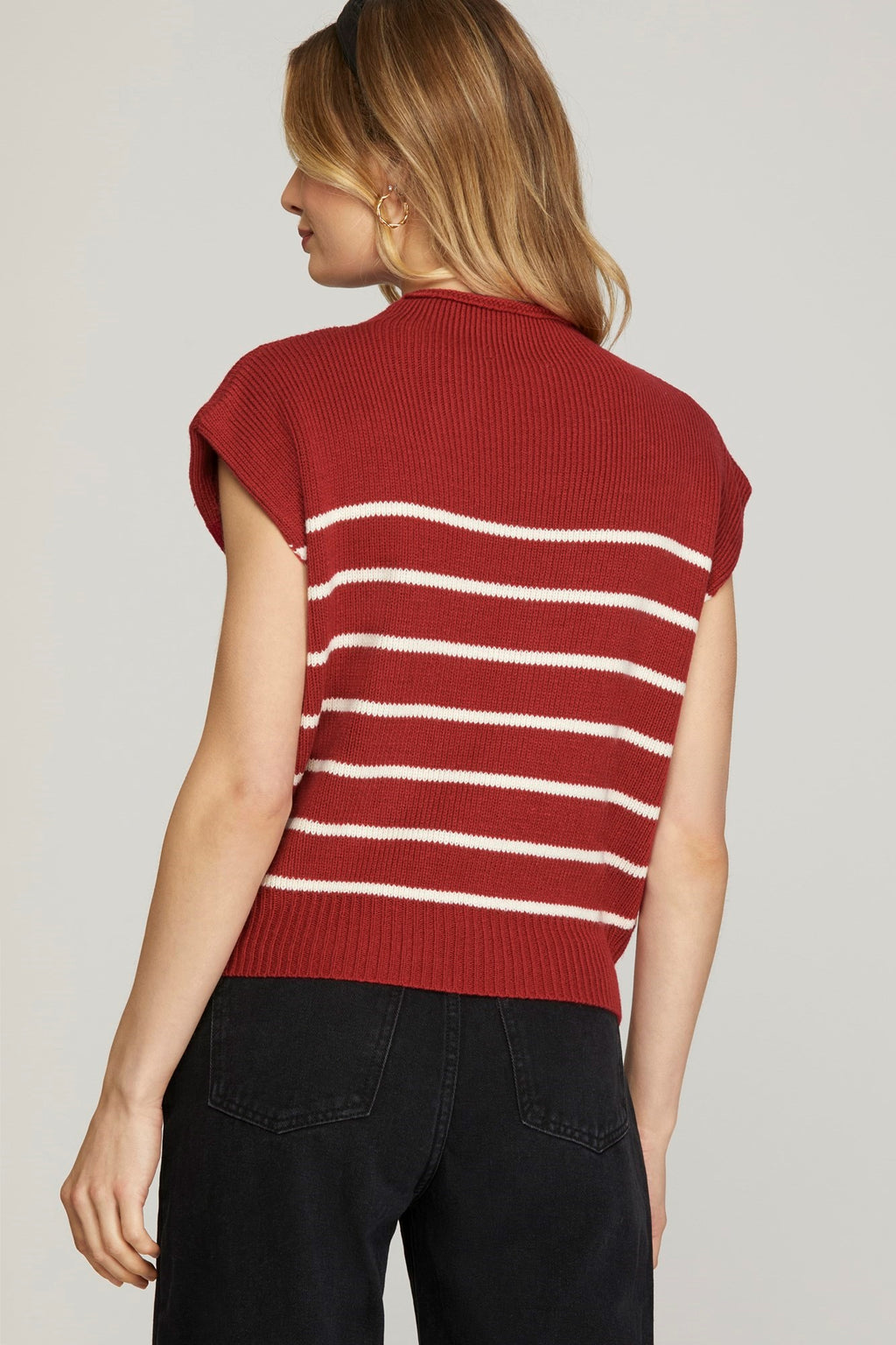 "Juliet" Cap Sleeve Sweater - The Katie Grace Boutique