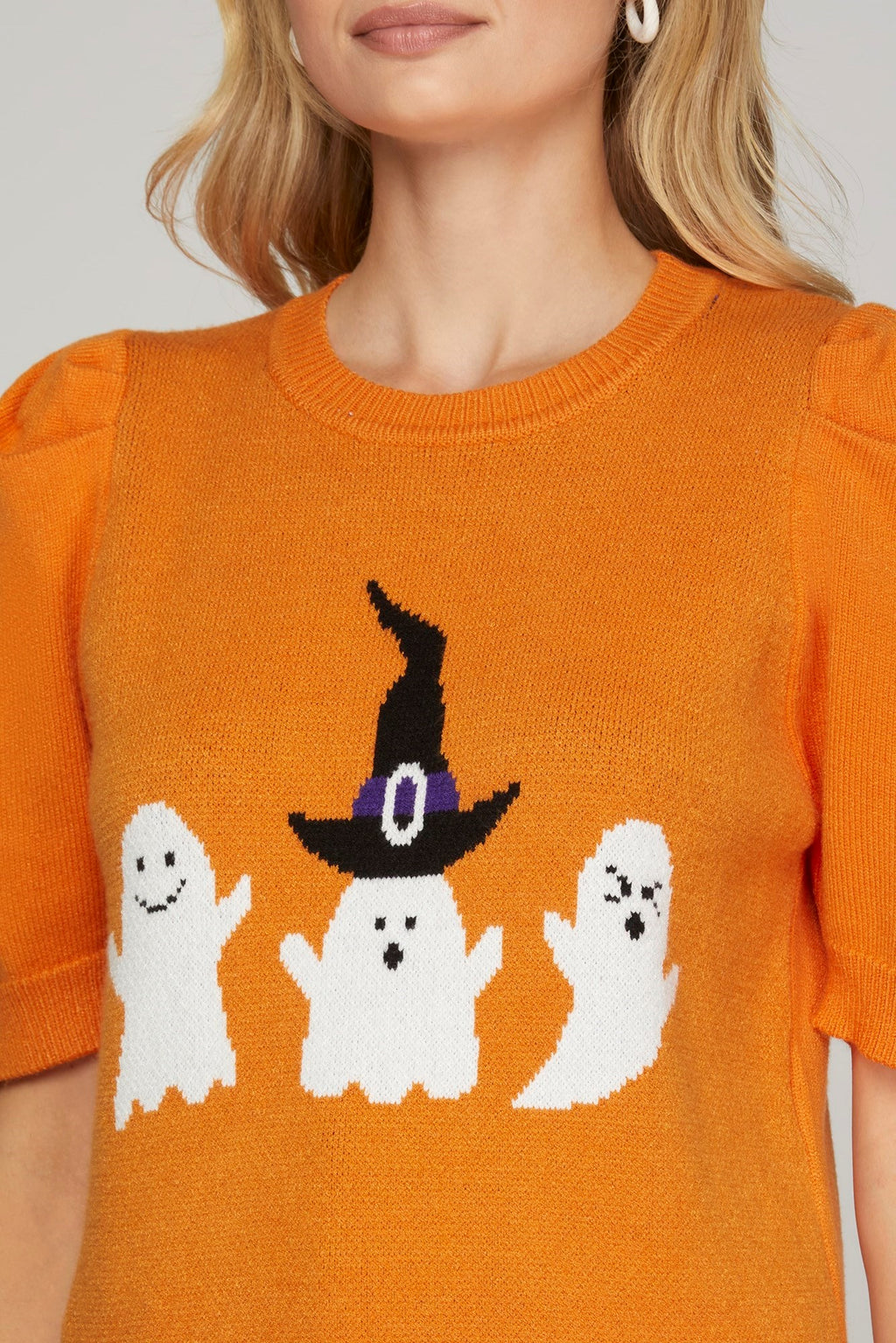 "Luna" Happy Ghost Sweater, 2 colors