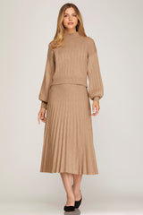 "Adele" Mock Neck Cropped Sweater, 3 colors - The Katie Grace Boutique