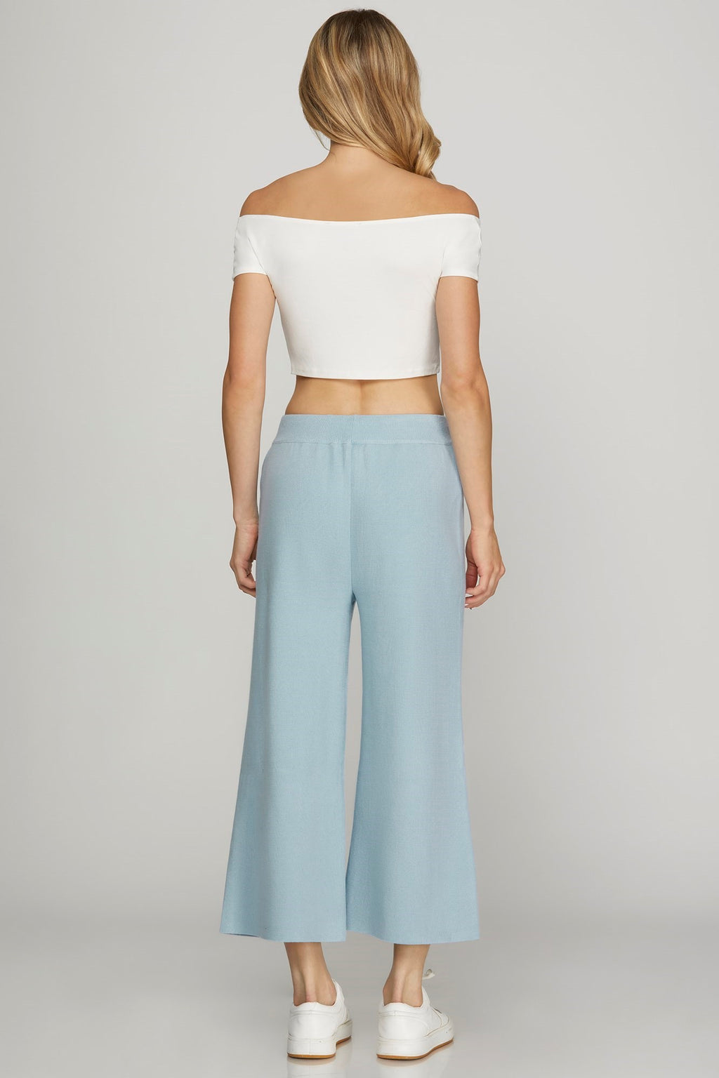 "Madilyn" Matching Separates, Blue - The Katie Grace Boutique