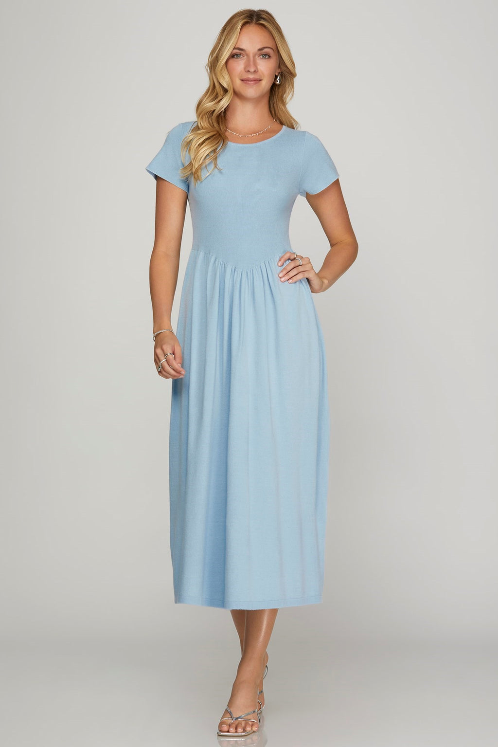 "Sophia" Soft Knit Dress, 2 colors - The Katie Grace Boutique