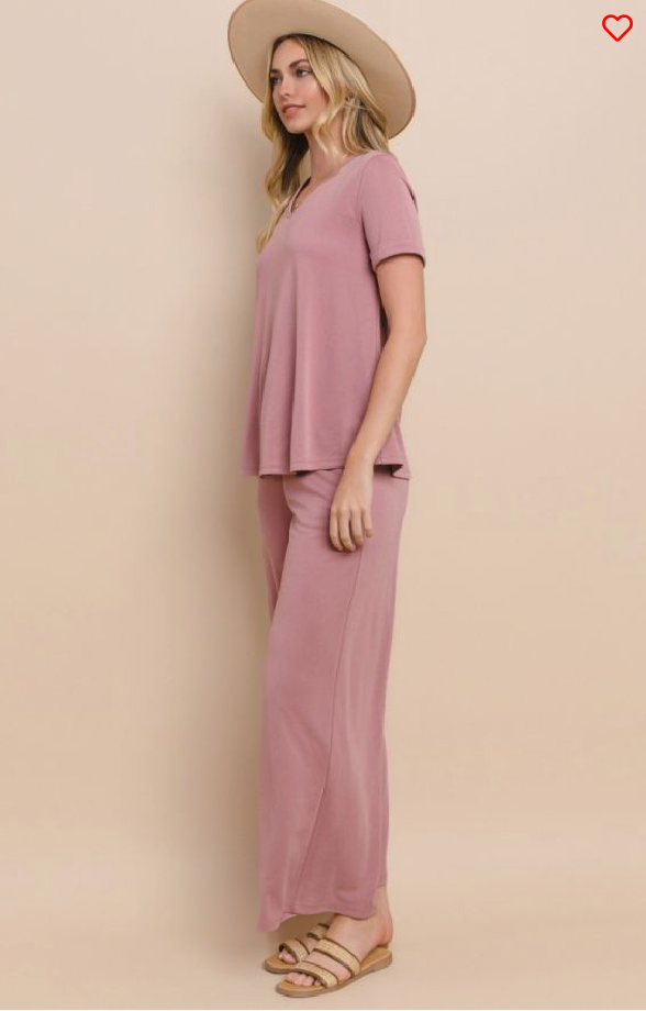 "Brexley" Modal Separates, Rose - The Katie Grace Boutique