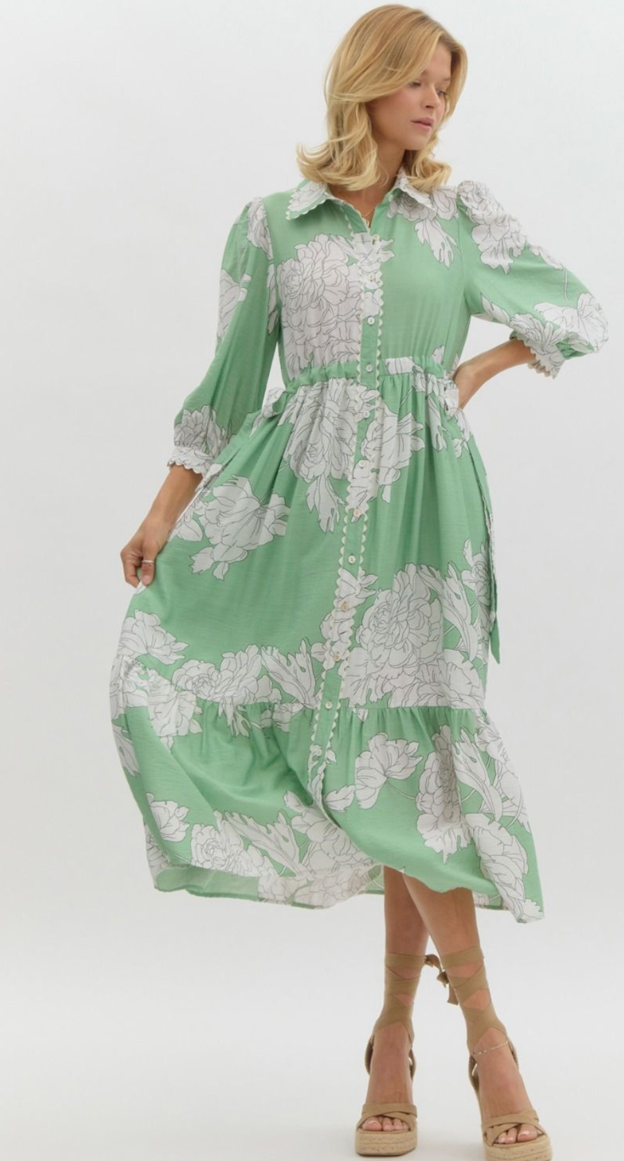 "Lillian" Floral Dress, 3 colors