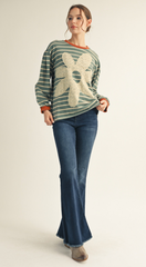 "Shasta" Mineral Washed Pullover - The Katie Grace Boutique