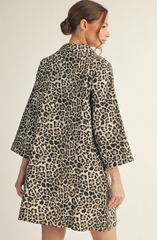 "Jessica" Leopard Dress - The Katie Grace Boutique