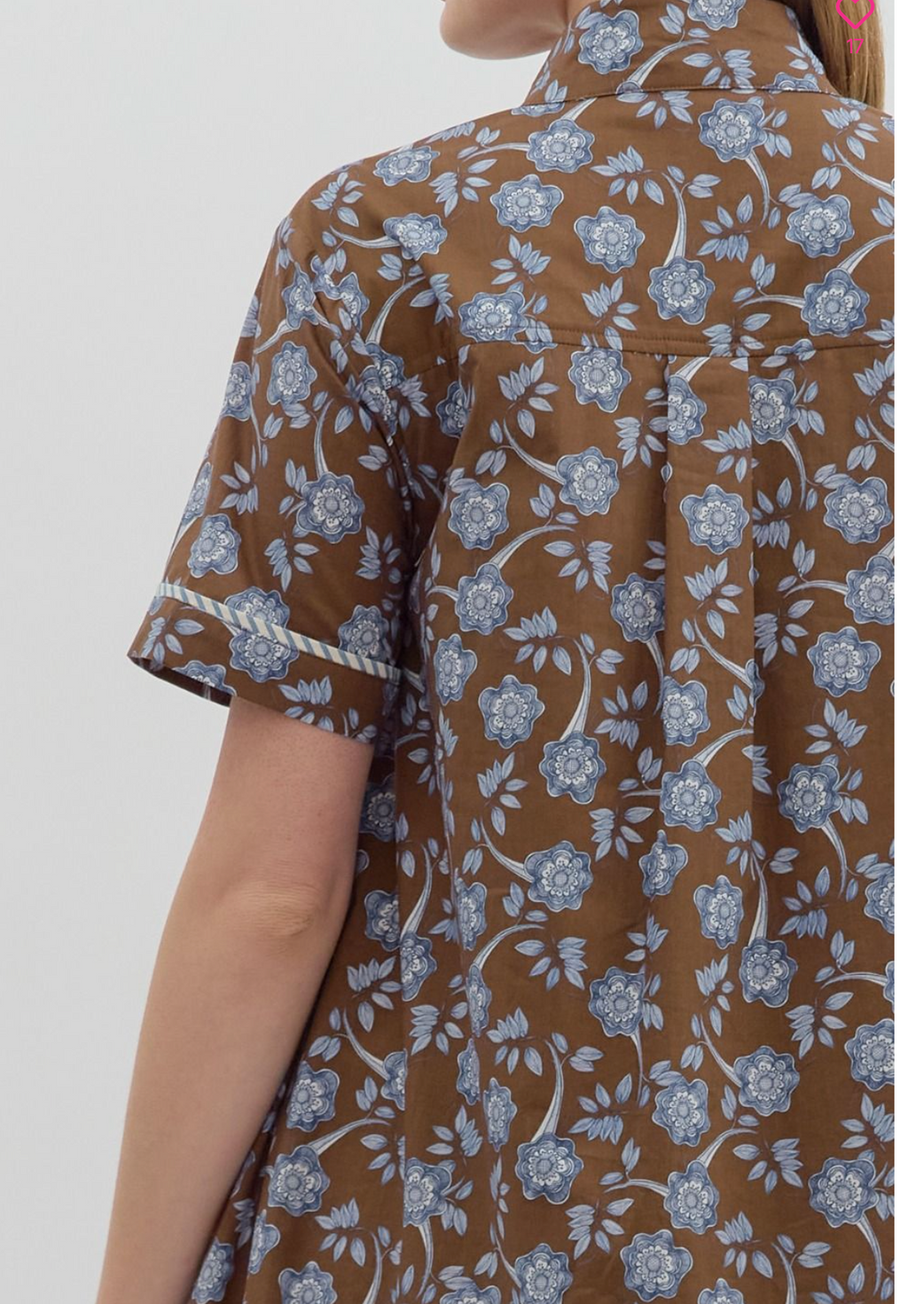 "Yancy" Floral and Stripe Dress - The Katie Grace Boutique