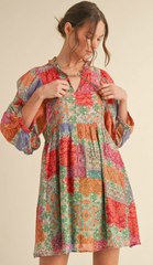 "Opal" Babydoll Dress - The Katie Grace Boutique