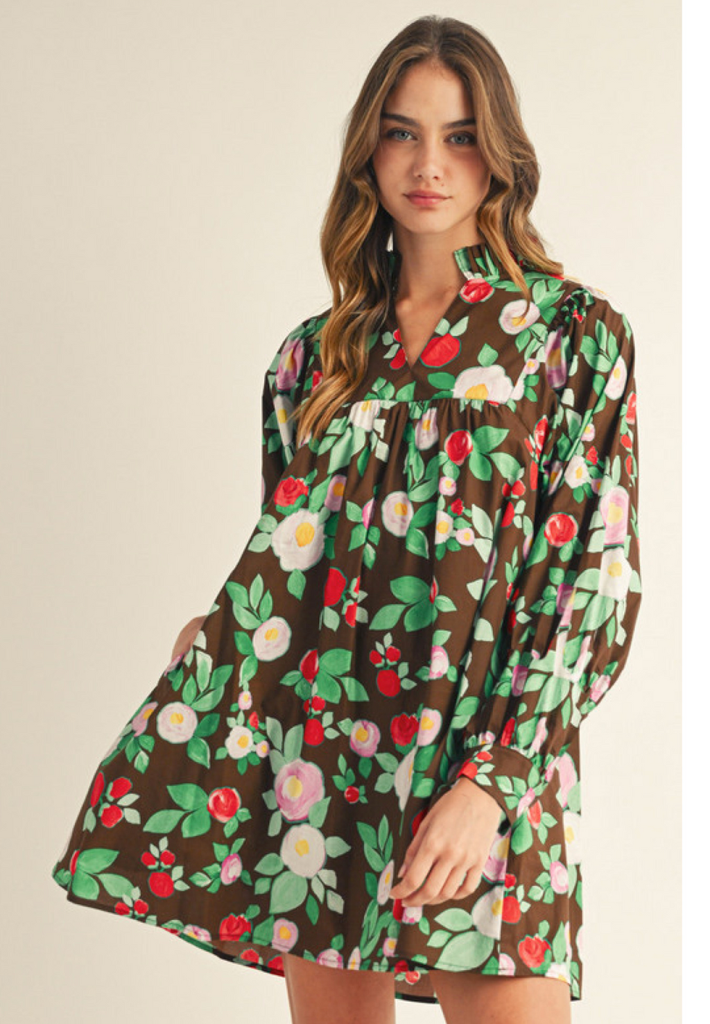 "Chessie" Floral Dress - The Katie Grace Boutique