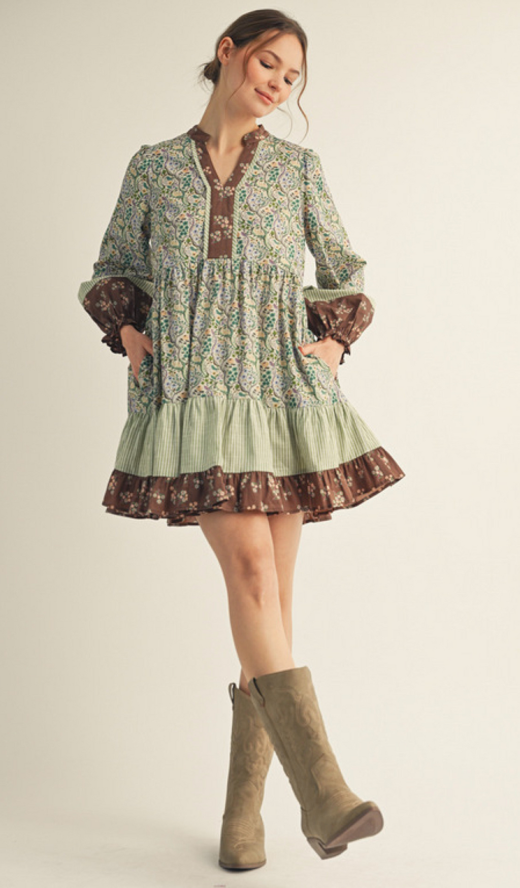 "Laura" Tiered Dress
