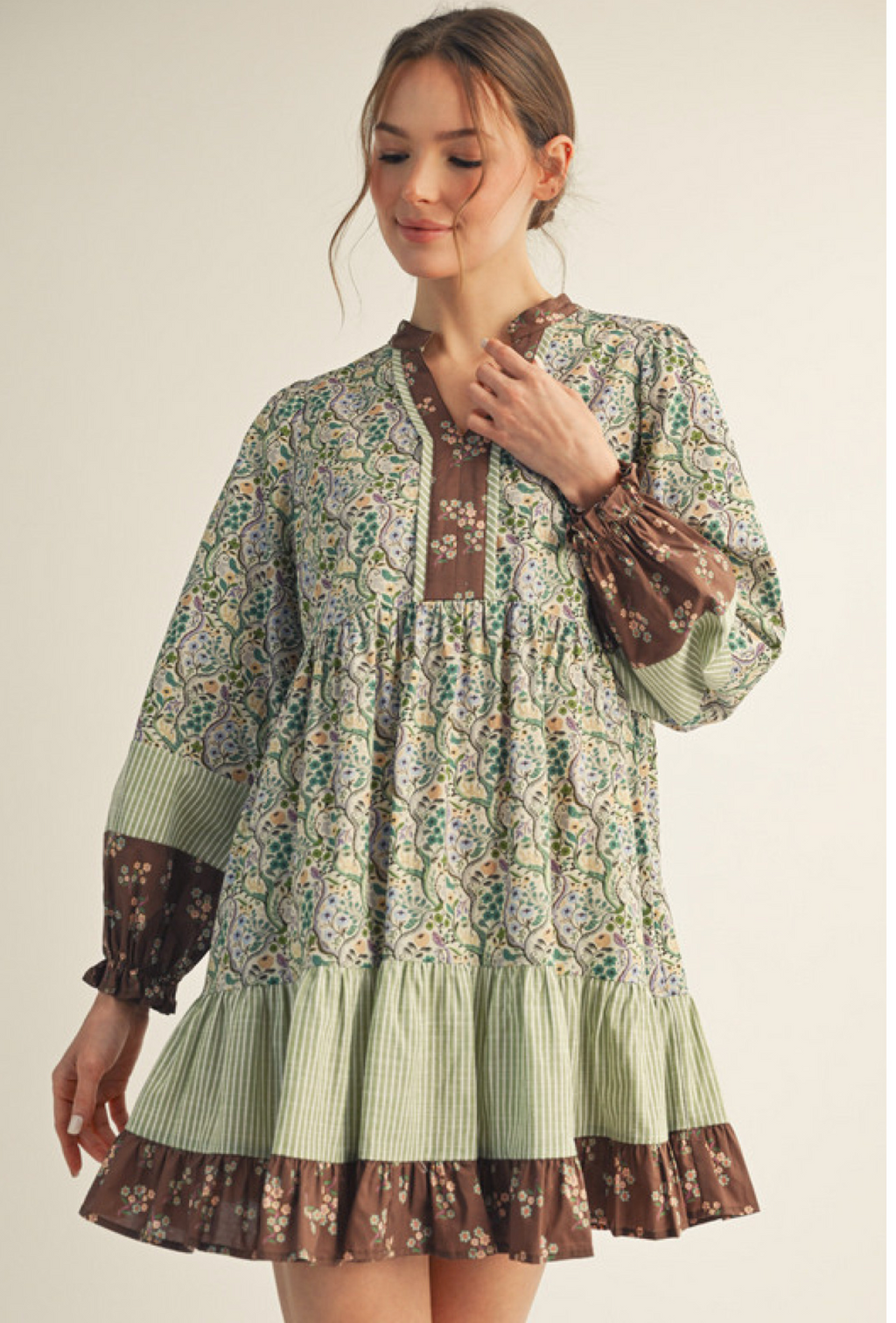 "Laura" Tiered Dress