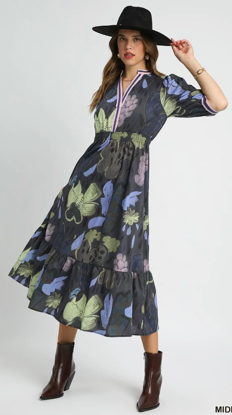 "Penelope" Midi Dress