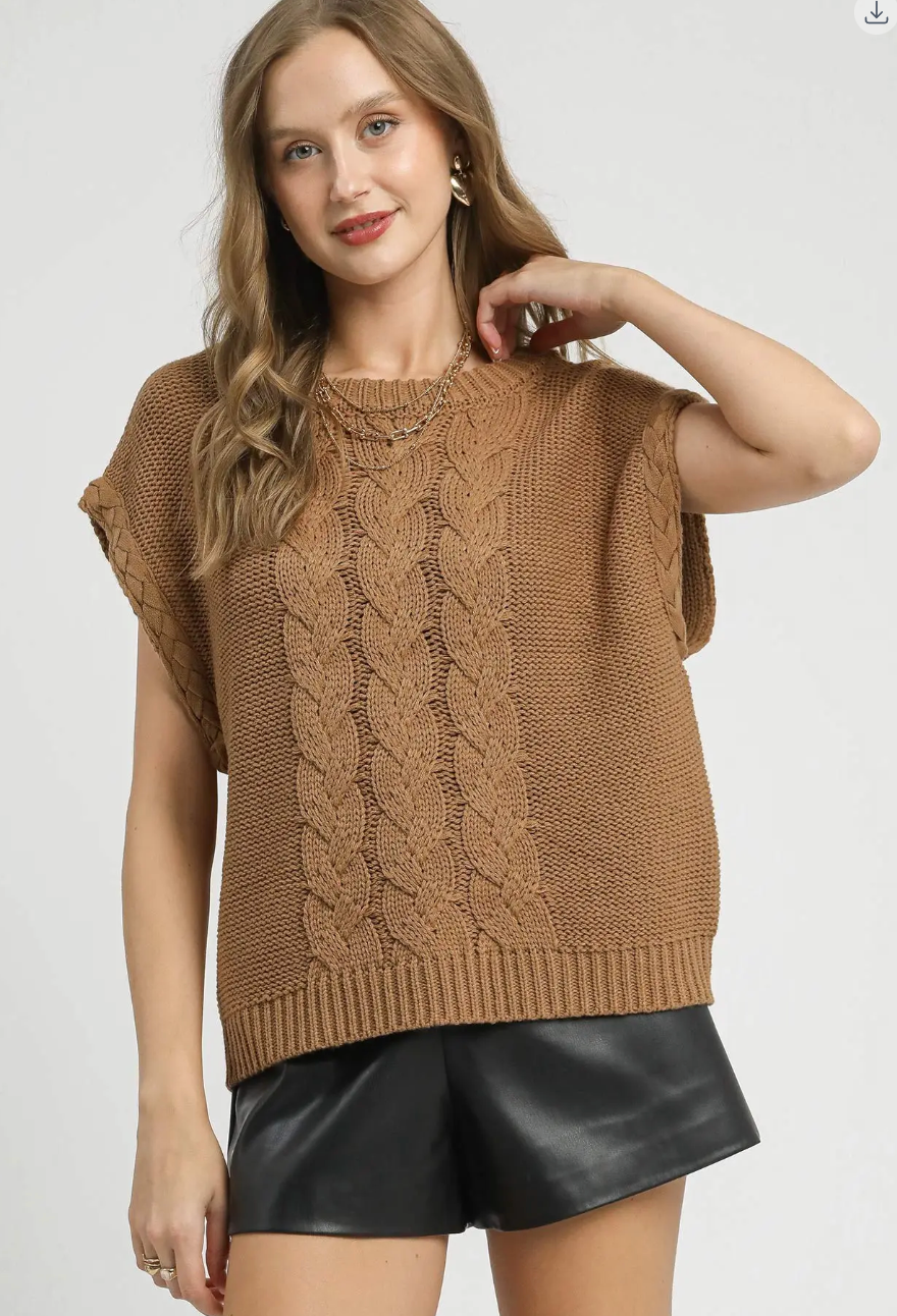 "Jocelyn" Cable Knit Sweater, 4 colors