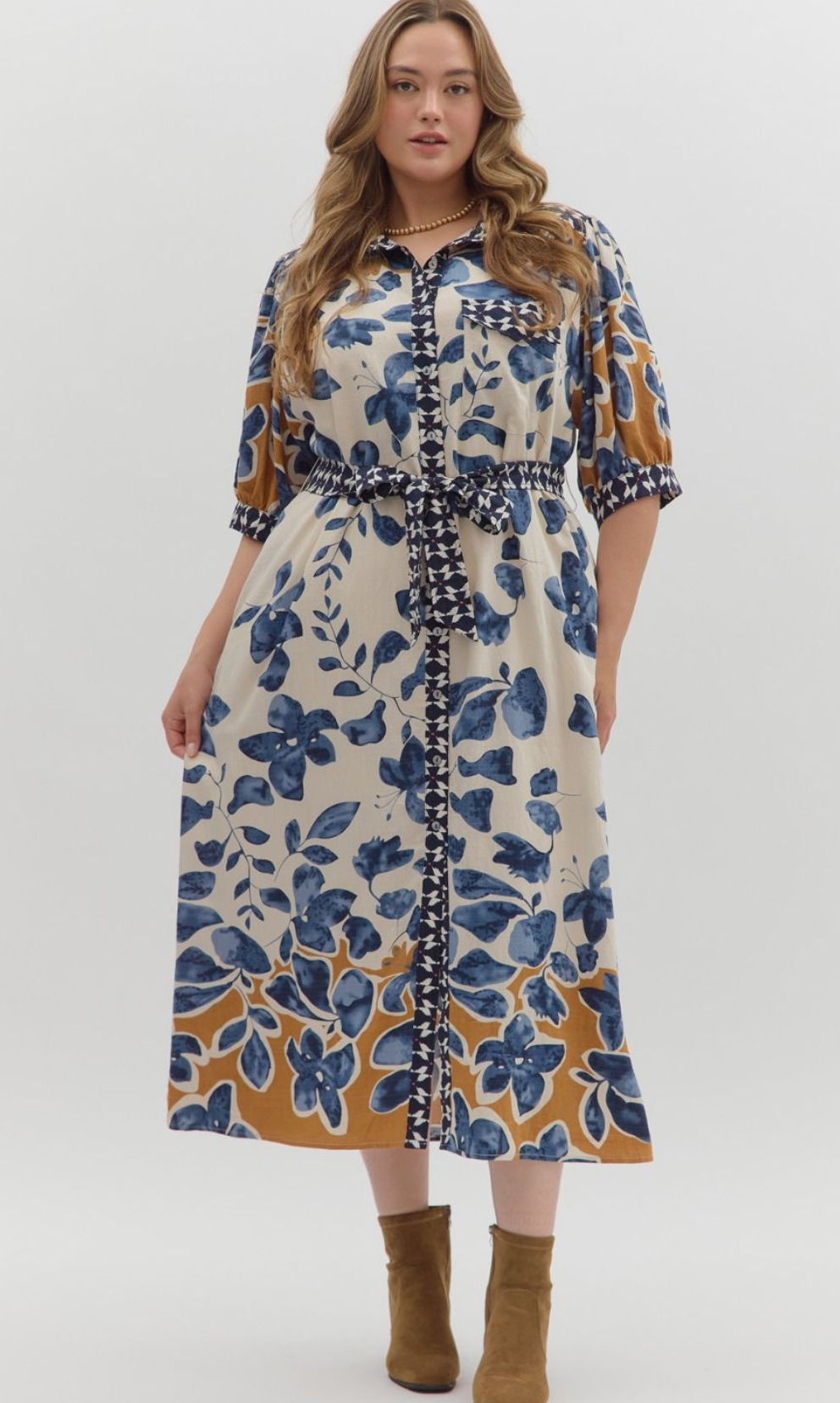 "Bonnie" Midi Dress, S-2XL