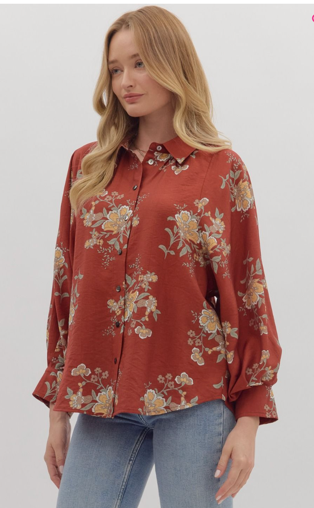 "Sadie" Floral Blouse
