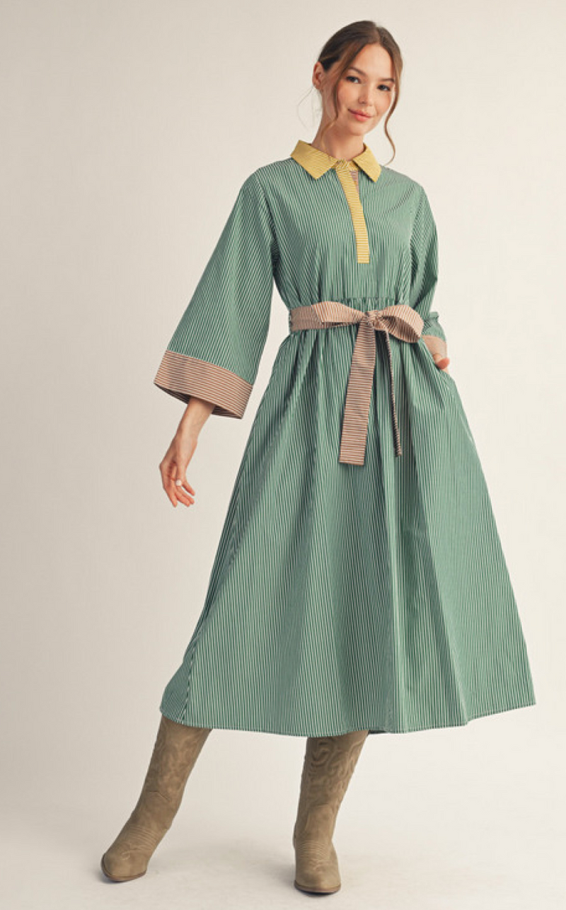 "Stacia" Midi Dress