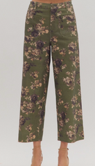 "Livvy" Floral Pants - The Katie Grace Boutique