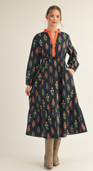 "Benita" Midi Dress, 2 colors - The Katie Grace Boutique