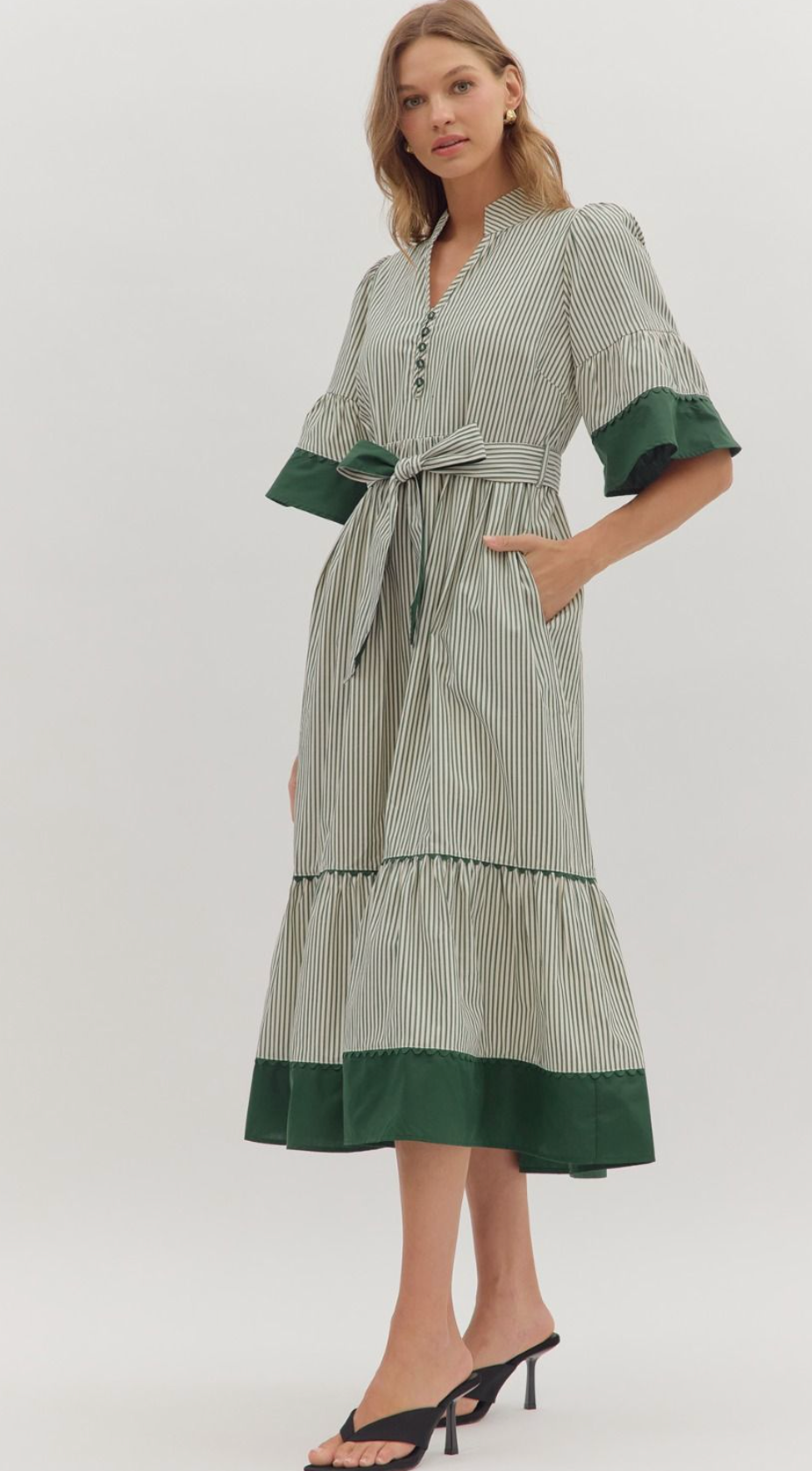 "Kelso" Midi Dress - The Katie Grace Boutique