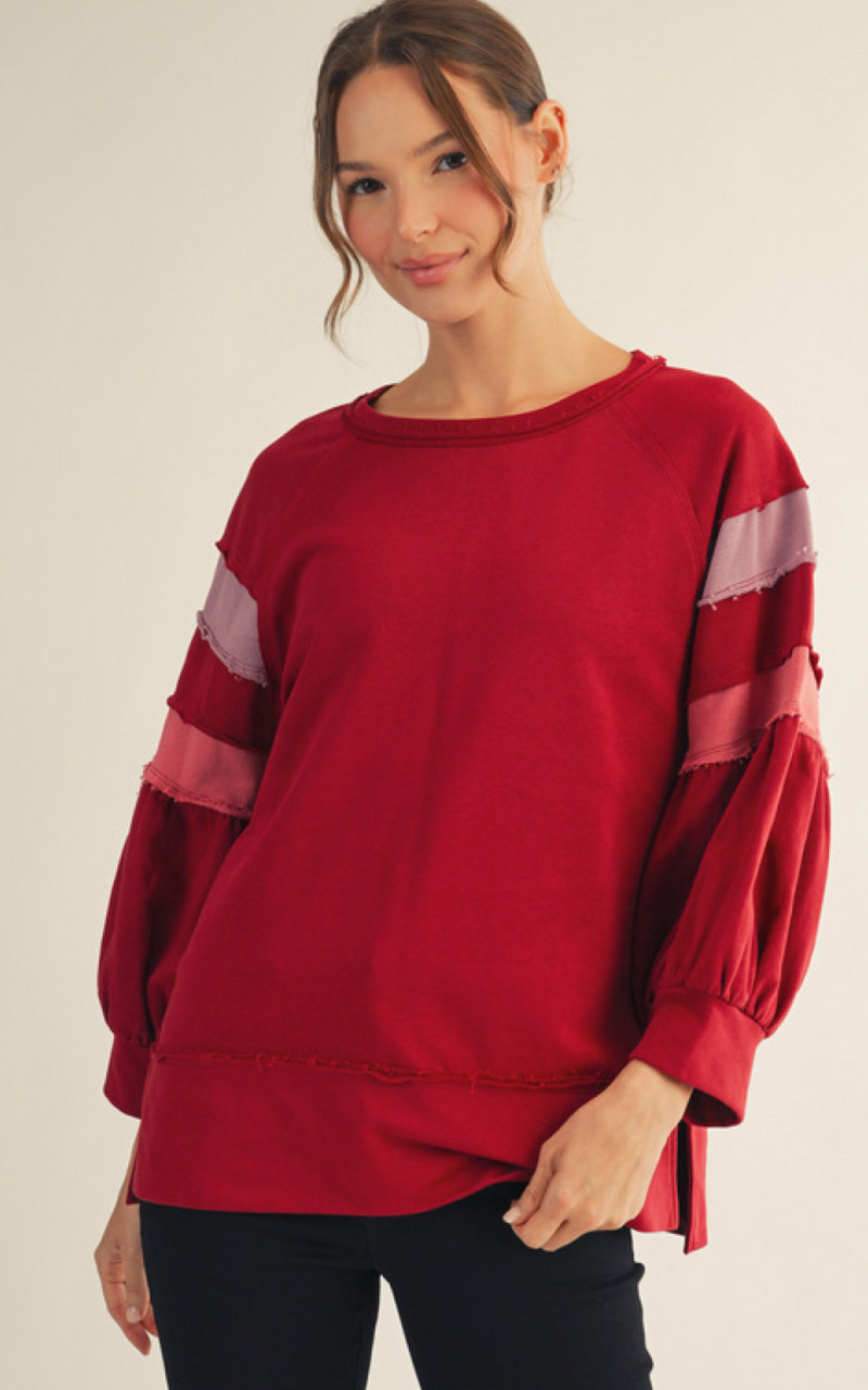 "Sienna" Raglan Pullover