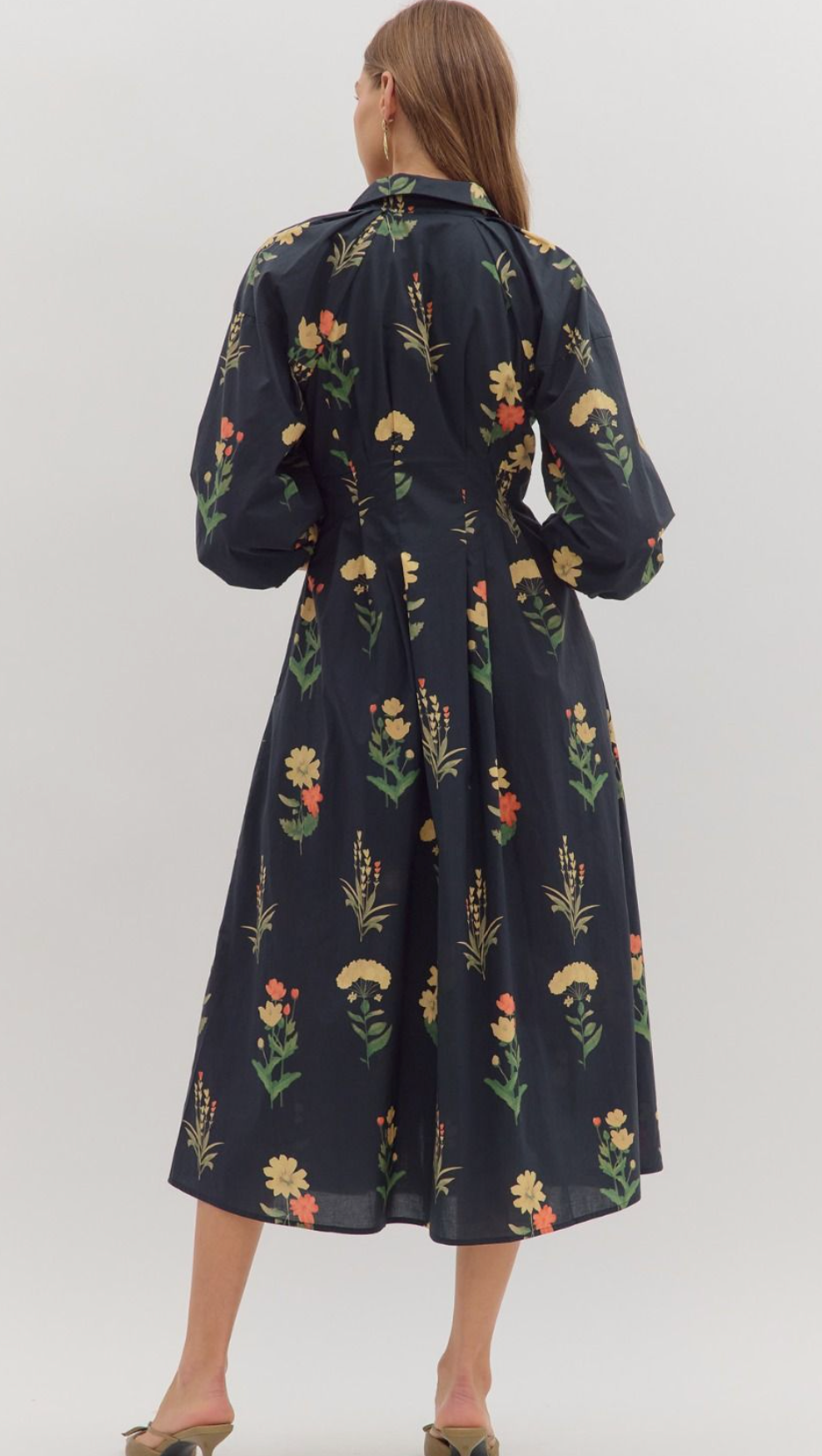 "Tiffiny" Midi Dress - The Katie Grace Boutique