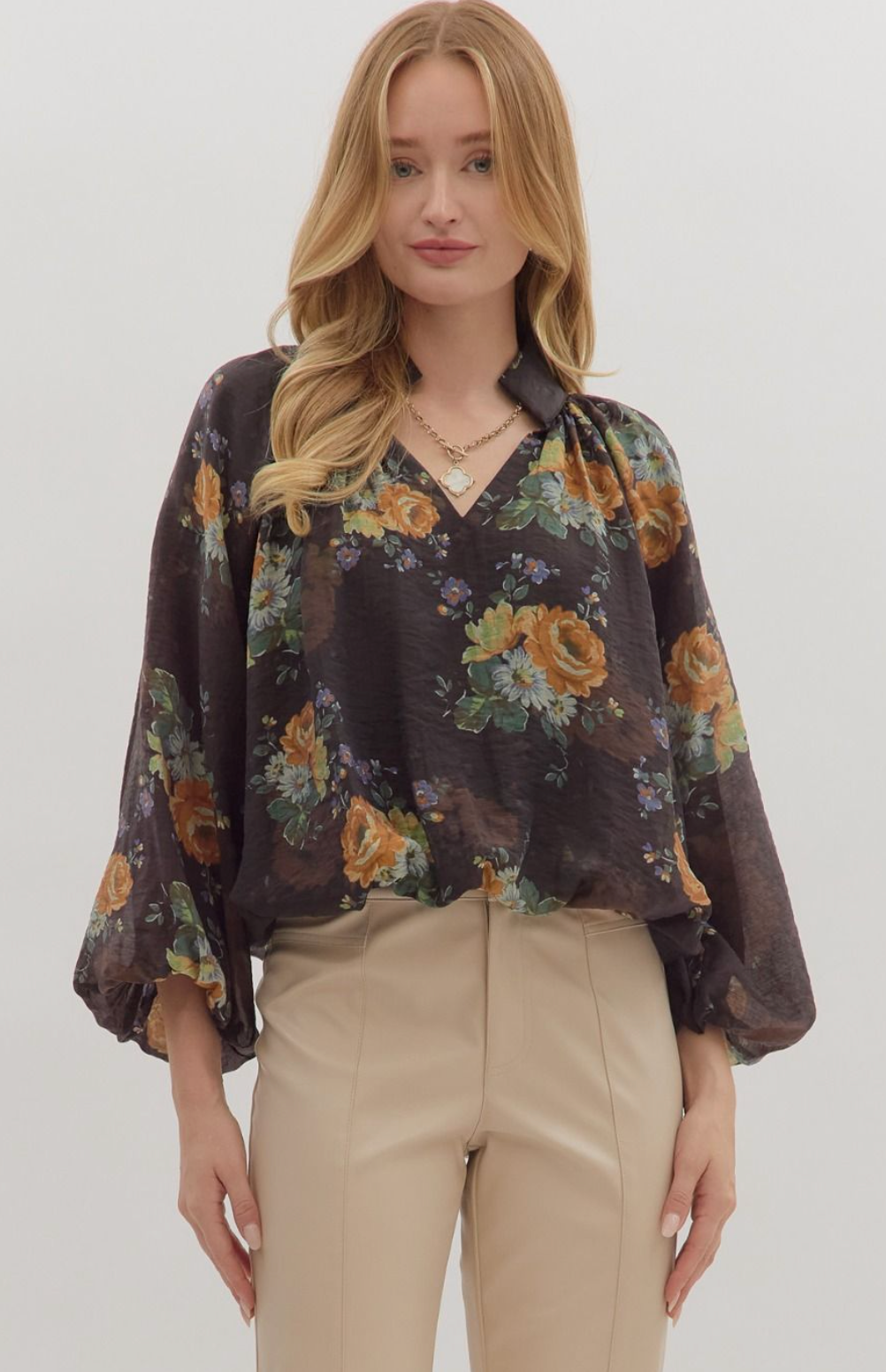 "Ginnie" Floral Blouse
