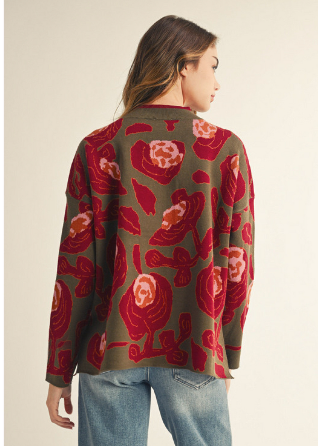 "Livvie" Floral Sweater