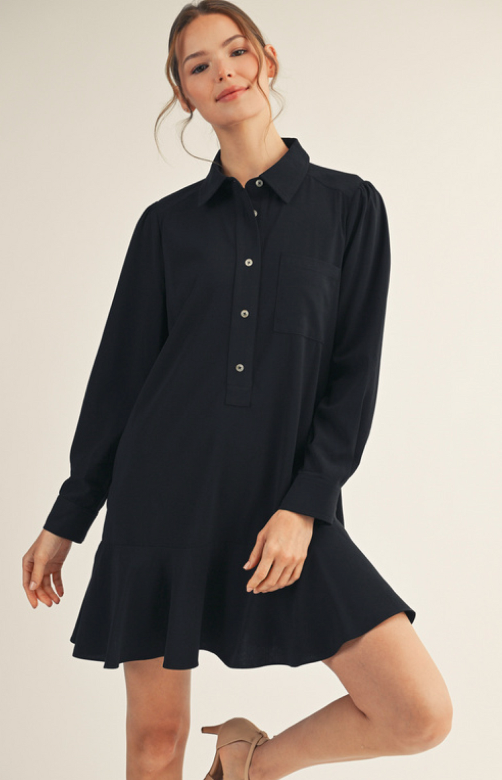 "Penelope" Long Sleeve Dress