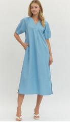 "Chasely" Striped Dress, 4 colors - The Katie Grace Boutique