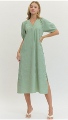 "Chasely" Striped Dress, 4 colors - The Katie Grace Boutique