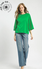 "Zara" Matching Separates, Green - The Katie Grace Boutique