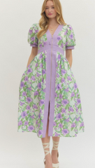 "Wisteria" Midi Dress